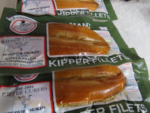 Kipper fillets at Peets Plaice in Southport