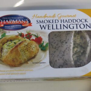 Chapman's Smoked Haddock Wellington in a Cheese and Spinach Sauce