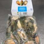 Greenshell mussels. One kilo, frozen. The best you can buy! At Peets Plaice in Southport.