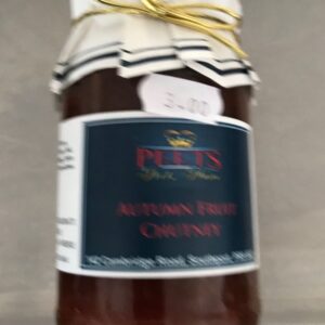 Autumn Fruit Chutney at Peets Plaice in Southport.