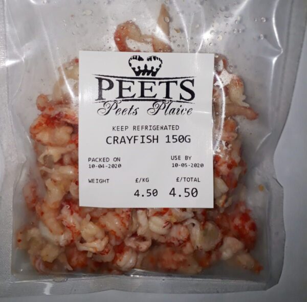 Crayfish at Peets Plaice in Southport
