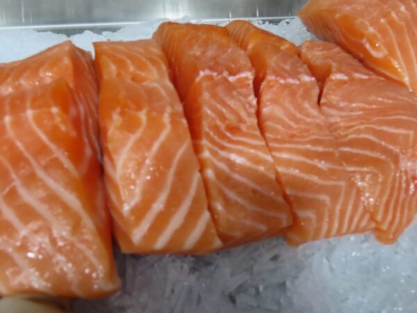 Salmon Fillets at Peets Plaice in Southport