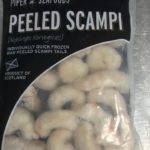 Peeled Scampi at Peets Plaice in Southport