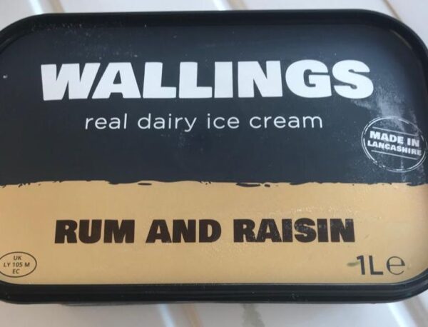 Wallings Rum And Raisin Ice Cream
